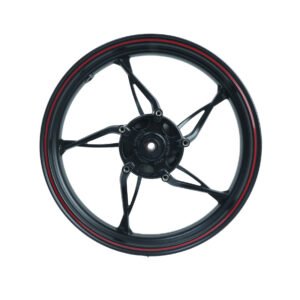 RIN DELANTERO NEGRO FILO ROJO 2.50X17 ITALIKA 250 Z NEGRA (25-26)