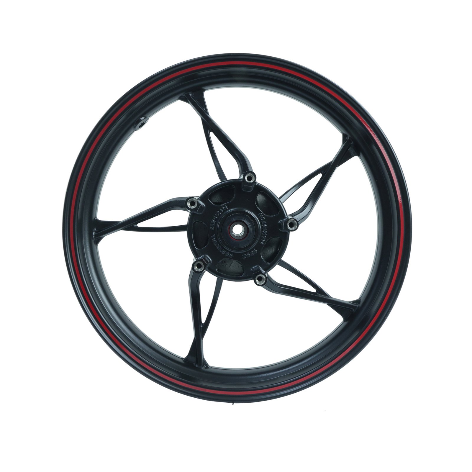 RIN DELANTERO NEGRO FILO ROJO 2.50X17 ITALIKA 250 Z NEGRA (25-26)