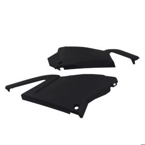 TAPA LATERAL DERECHA IZQUIERDA NEGRA MATE SET ITALIKA FT 180 LED (13-18)