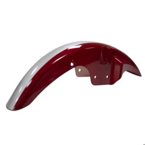 SALPICADERA DELANTERA ROJA/ROSA LINEAS PLATA ITALIKA RC 150 (09-17)