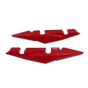 CUBIERTA LATERAL TRASERA DERECHA IZQUIERDA ROJA SET ITALIKA FT 200 (24-26)