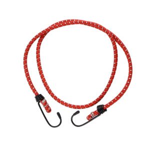 TIRANTE SUJETADOR BULTO ELASTICO 1.10M ROJO/NEGRO RODA