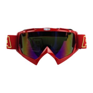 GOGGLE ROJO CON VISOR RAINBOW AZUL MODELO ACTIVE RODA