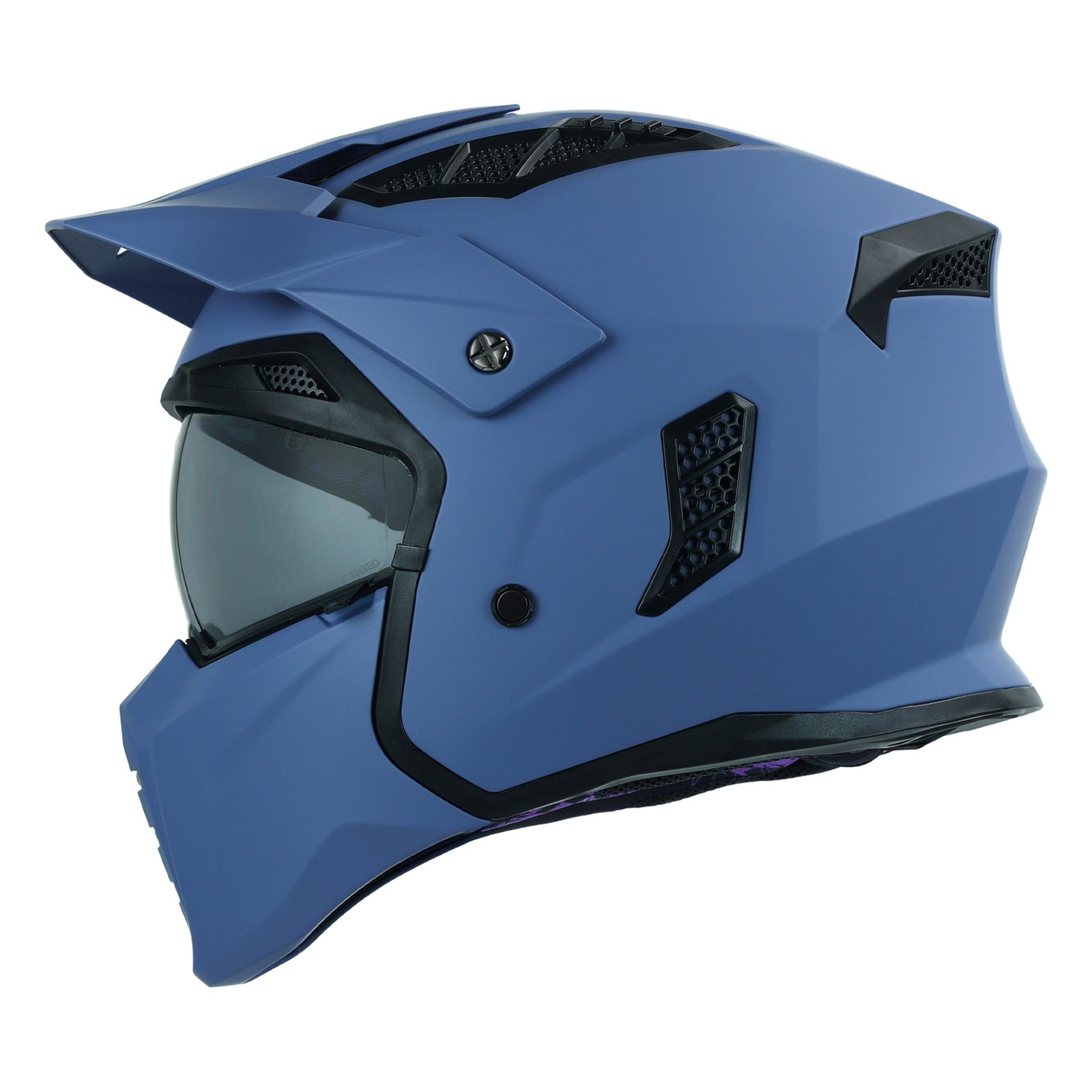 CASCO BKR PHANTOM AZUL MATE XL MODULAR SVS