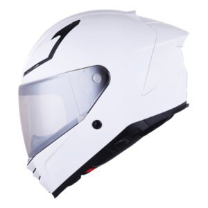 CASCO BKR SPARROW BLANCO MICA PLATEADA S CERRADO SVS