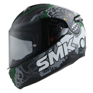 CASCO SMK BIONIC YOUTH VERDE MATE CHIMPZ MICA HUMO S CERRADO
