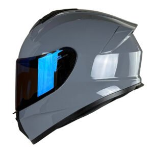 CASCO MARCA GHIRA GH-NOVA GRIS XL CERRADO MICA AZUL