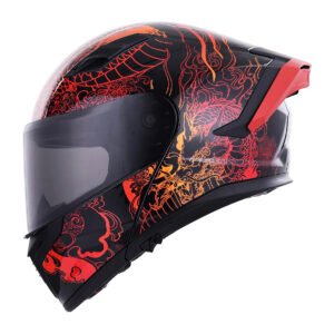 CASCO RODA FORCE EVO ROJO TIANLONG XXL ABATIBLE MICA HUMO SVS