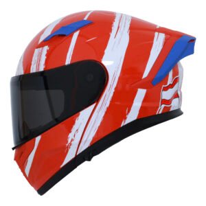 CASCO RODA FORCE EVO BLANCO THE GOAT M ABATIBLE MICA HUMO SVS