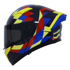 CASCO RODA FORCE EVO NEGRO AVE M ABATIBLE MICA HUMO SVS