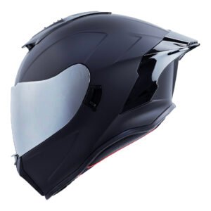 CASCO RODA COURSE SE NEGRO MATE XL CERRADO MICA ESPEJO SVS