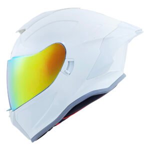 CASCO RODA COURSE SE BLANCO XL CERRADO MICA DORADA SVS