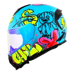 CASCO RODA REVENGE PRO AZUL MATE CHILL M ABATIBLE MICA AZUL SVS