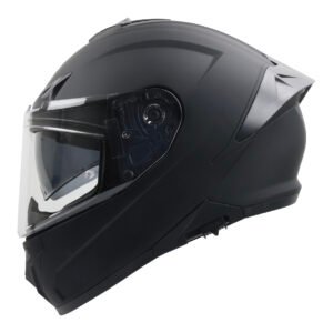 CASCO SMK TYPHOON NEGRO MATE MA200 S CERRADO SVS