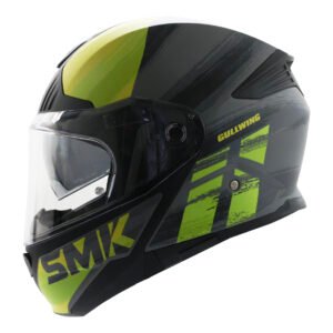 CASCO SMK GULLWING NEGRO AMARILLO MATE TOURLEADER GL646 M ABATIBLE SVS