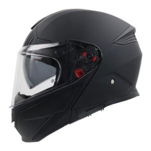 CASCO SMK GULLWING NEGRO MATE MA200 L ABATIBLE SVS