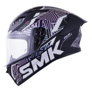 CASCO SMK STELLAR SPORT NEGRO CAMALEON FURY MA266C MICA HUMO XXL CERRADO