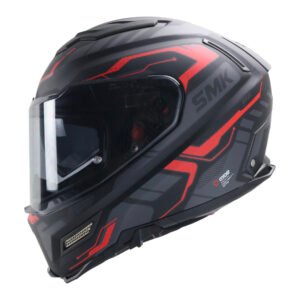 CASCO SMK AGNAR NEGRO MATE TEKTRON MA263 MICA HUMO XL CERRADO SVS