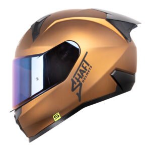 CASCO SHAFT SH560 BRONCE MATE MICA TRANSPARENTE REPUESTO AZUL M CERRADO