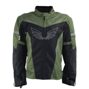CHAMARRA SHIELD NEGRO VERDE TALLA EXTRA GRANDE BKR