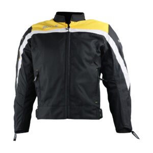 CHAMARRA SPARTAN MUJER NEGRO/AMARILLO TALLA MEDIANA RODA