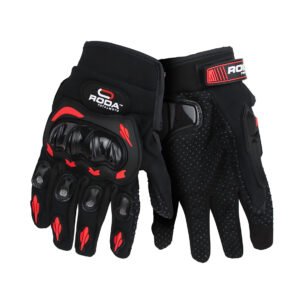 GUANTES RODA CON LIMPIA MICA/TOUCHSCREEN ROJO TALLA GRANDE