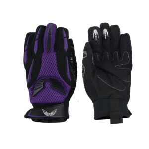 GUANTE BKR DELTA NEGRO/MORADO TALLA EXTRA EXTRA GRANDE SET