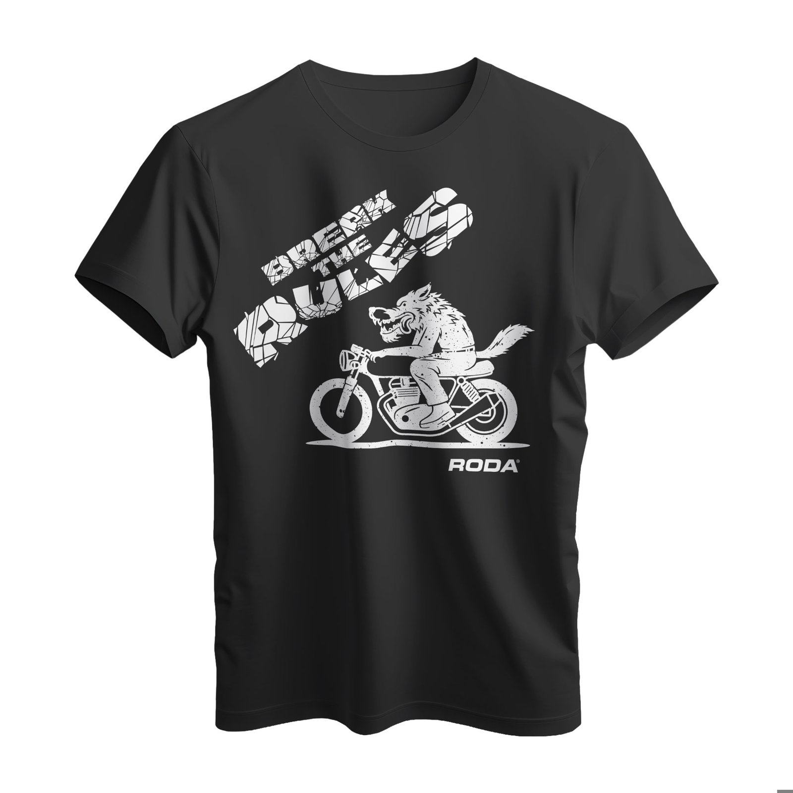 PLAYERA LOGO BREAK THE RULES RODA TALLA G