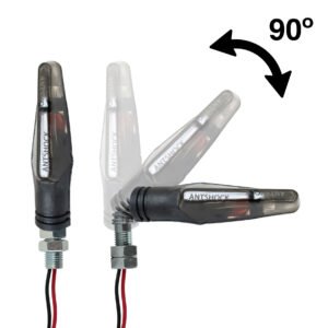 DIRECCIONAL UNIVERSAL SET CON RESORTE LASER HUMO 12 V MARCA RODA
