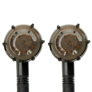 DIRECCIONAL DELANTERA/TRASERA CHOPPERS BOBBER ARO BLANCO LED SET 12V