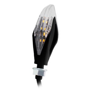 DIRECCIONAL DELANTERA/TRASERA AMULETO BLANCO CON LUZ CUARTO MULTICOLOR LED SET 12V