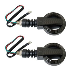 DIRECCIONAL DELANTERA/TRASERA SECUENCIAL ARO ROJO LED SET 12V