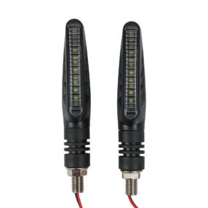 DIRECCIONAL DELANTERA/TRASERA SECUENCIAL A02 AZUL LED SET 12V