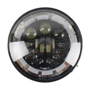 FARO DELANTERO LED MODELO 133 LUZ ALTA 49.5W/BAJA 35W//OJO ANGEL 6W 12V LM 2000-3300