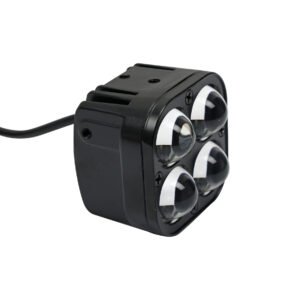 FARO AUXILIAR 4 LEDS HEXAGONAL CON LUPA 20W 12V LM 1800