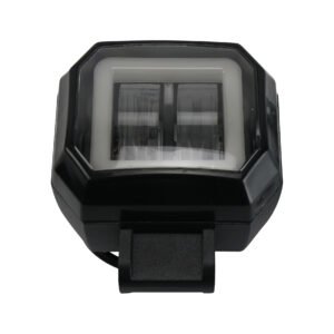 FARO AUXILIAR 2 LEDS CUADRADO 20W / OJO ANGEL BLANCO 6W 12V LM 800