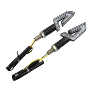 DIRECCIONAL DELANTERA/TRASERA MODELO ZXD-3 AZUL SECUENCIAL LED SET 12V