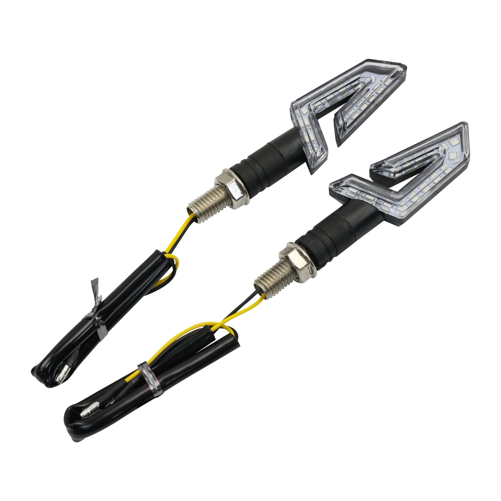 DIRECCIONAL DELANTERA/TRASERA MODELO ZXD-3 AZUL SECUENCIAL LED SET 12V
