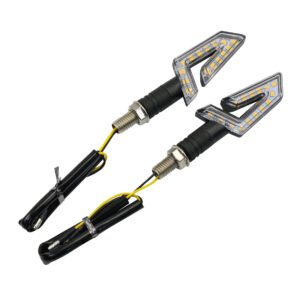 DIRECCIONAL DELANTERA/TRASERA MODELO ZXD-3 AMBAR SECUENCIAL LED SET 12V