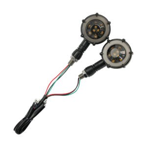 DIRECCIONAL DELANTERA/TRASERA MODELO ZXD-9 MINI  SECUENCIAL RGB LED SET 12V