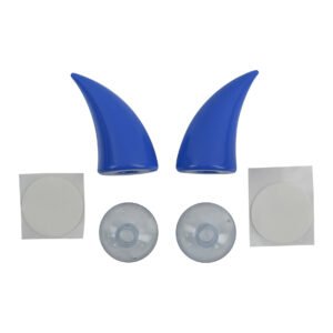 CUERNO DECORATIVO 60MM CASCO AZUL (5 PARES)