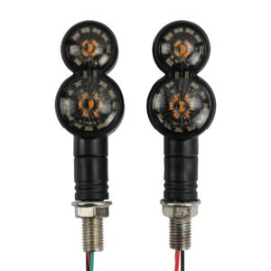 DIRECCIONAL DELANTERA/TRASERA MODELO ZXD-6 AZUL SECUENCIAL LED SET 12V