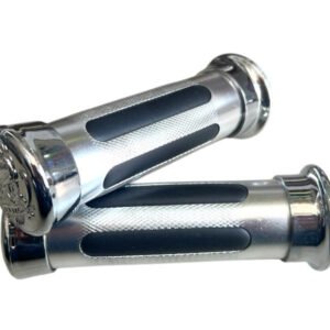 PUÑOS DECORATIVOS (RANIX) - PARA MOTO DE TRABAJO (CON TUBO MOVIL) EN NEGRO