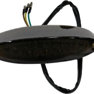 STOP O CALAVERA CON LUZ DE DIRECCIONAL - EN HUMO UNIVERSAL (PLASTICO)