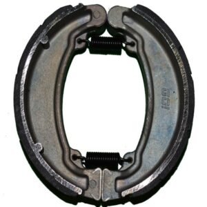 BALATA DE FRENO TRASERO (TAMBOR) (MARCA GO) - PARA FT150G - FORZA150 - DM150 (2010-19) - FT180 - FT200 - FT250 - RT180 - RC150 - TC200 (2014-16) - TC250  (2015-19)