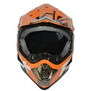 CASCO CROSS WLT-125 #16 (DOT) - EN NARANJA