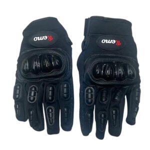 GUANTES NEGROS - NUDILLOS DE PLASTICO