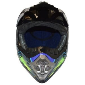 CASCO CROSS RS188 (DOT) - NEGRO CON AZUL