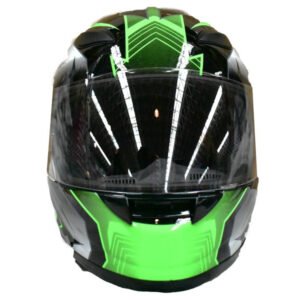 CASCO CERRADO 07B (DOT) - VERDE CON GRIS