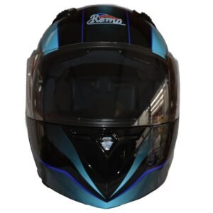 CASCO ABATIBLE Z118 TALLA L (DOT) - NEGRO CON AZUL